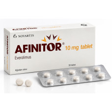 АФІНІТОР (Еверолімус) табл. 10мг №30, Novartis Pharma AG, ШвейцарІя