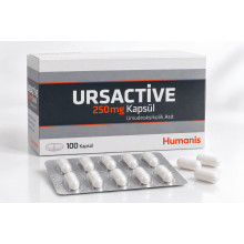 Урсактив (Ursactive / Урсофальк) 250 мг №100 — Урсодезоксихолевая кислота, Humanis Турция