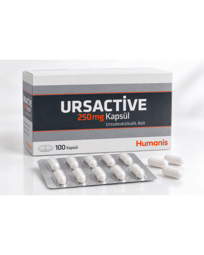 Урсактив (Ursactive / Урсофальк) 250 мг №100 — Урсодезоксихолева кислота, Humanis Туреччина