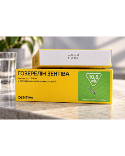 Золадекс / Гозерелін Зентіва (Гозерелін / Goserelin) 10,8 мг №1