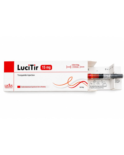 LuciTir (тирзепатид) 15 мг — попередньо наповнений шприц 0,5 мл